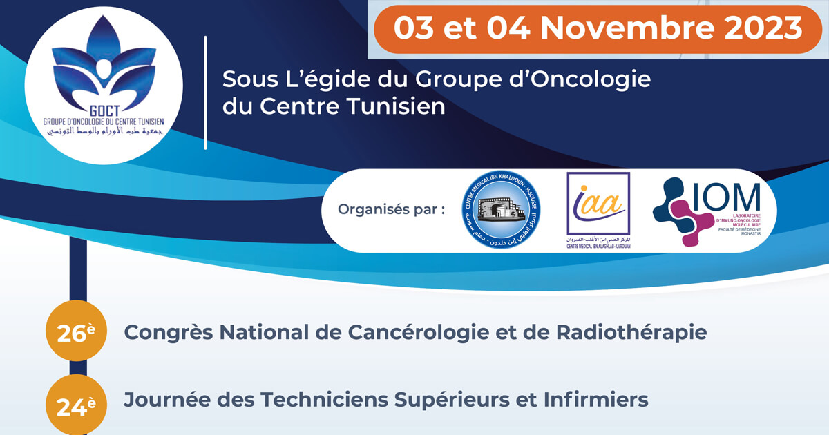 26Ã¨me CongrÃ¨s National de cancÃ©rologie et de RadiothÃ©rapie